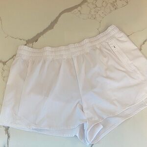 CALIA White Athletic Shorts, Step-Up Technology Short
